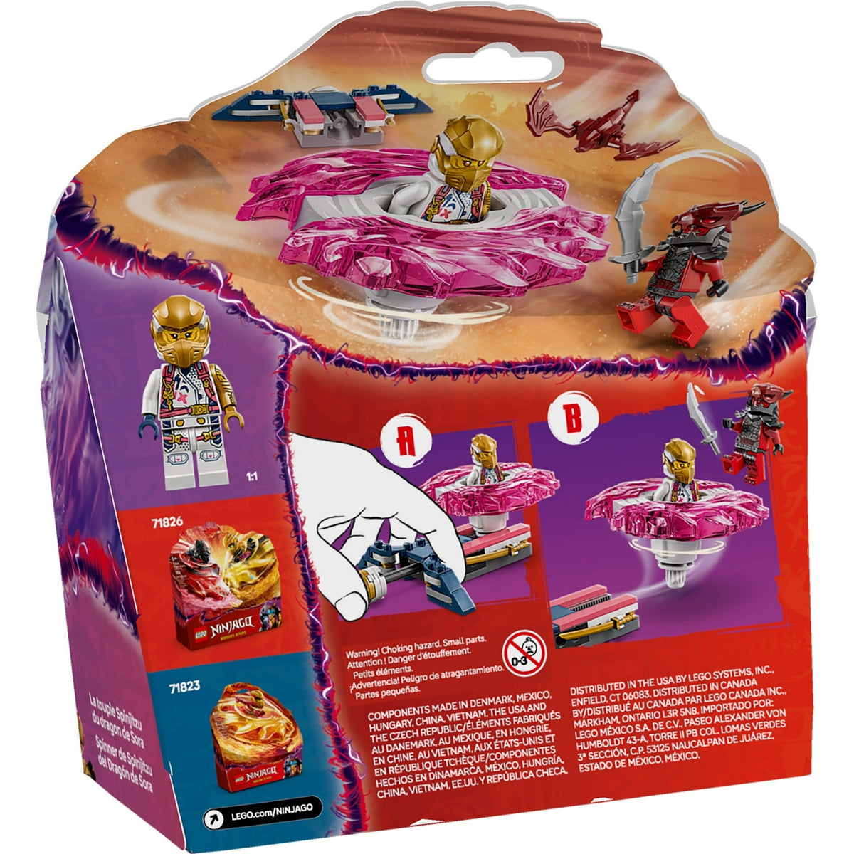 LEGO Ninjago Sora's Dragon Spinjitzu Spinner 71824