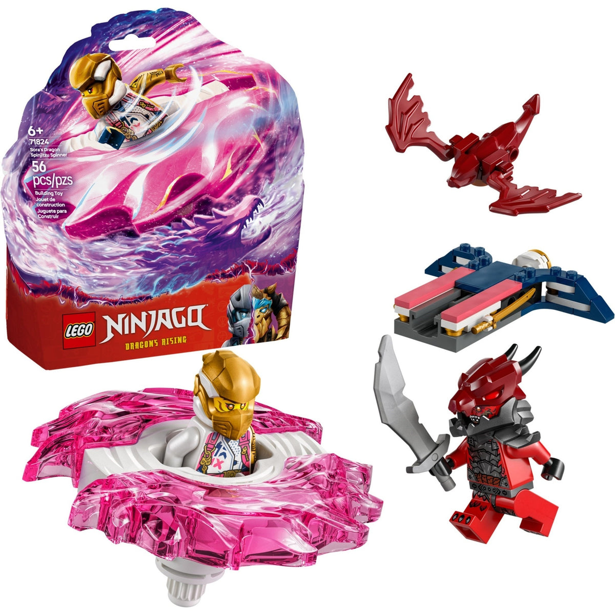 LEGO Ninjago Sora's Dragon Spinjitzu Spinner 71824