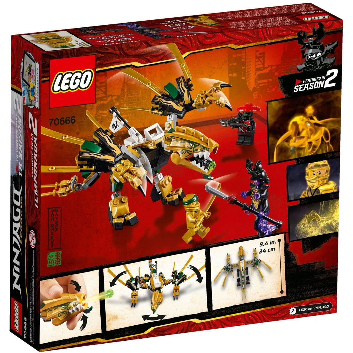 LEGO Ninjago The Golden Dragon 70666