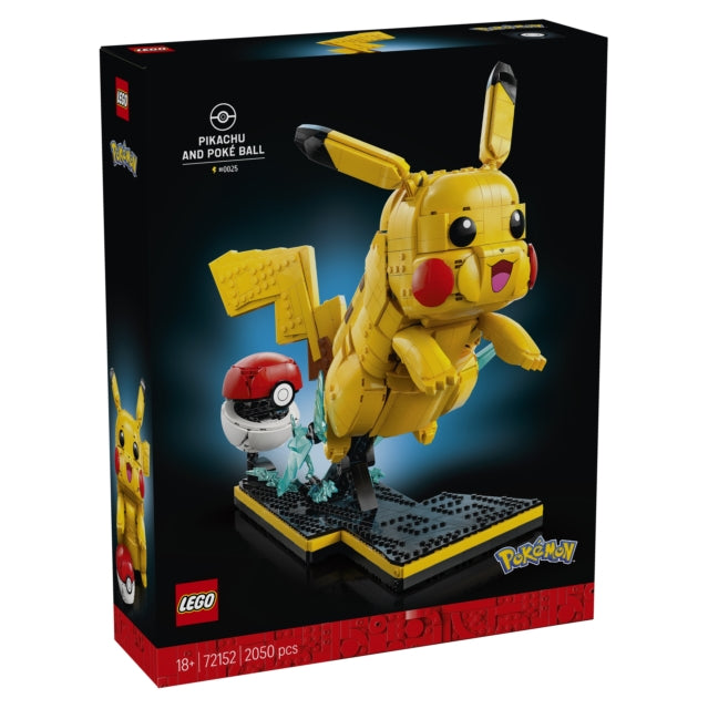 LEGO Pokémon Pikachu and Poké Ball 72152