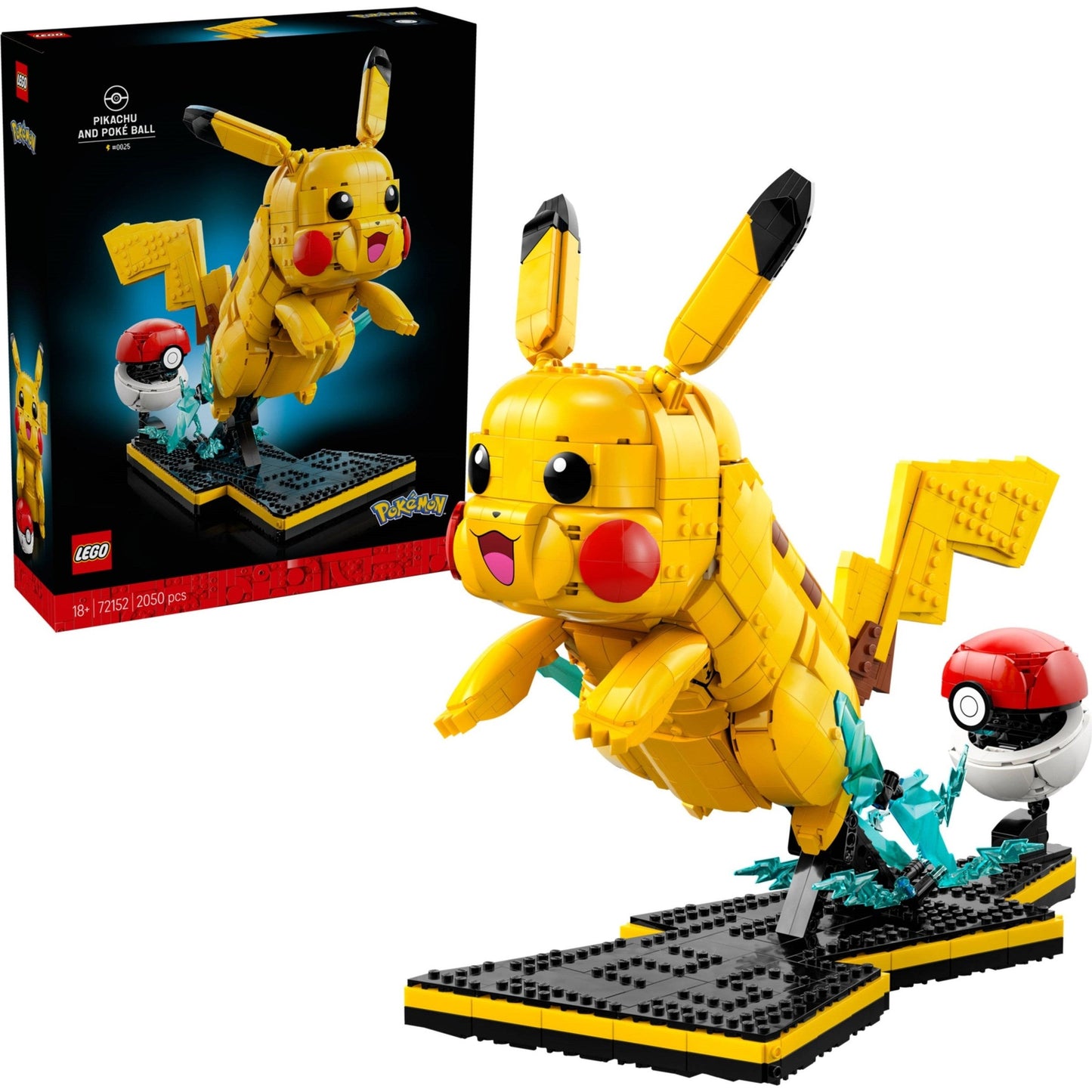 LEGO Pokémon Pikachu and Poké Ball 72152