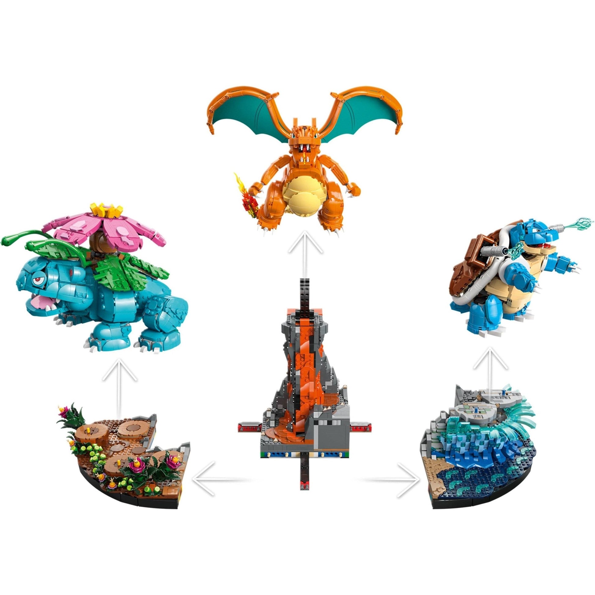 LEGO Pokémon Venusaur, Charizard and Blastoise 72153