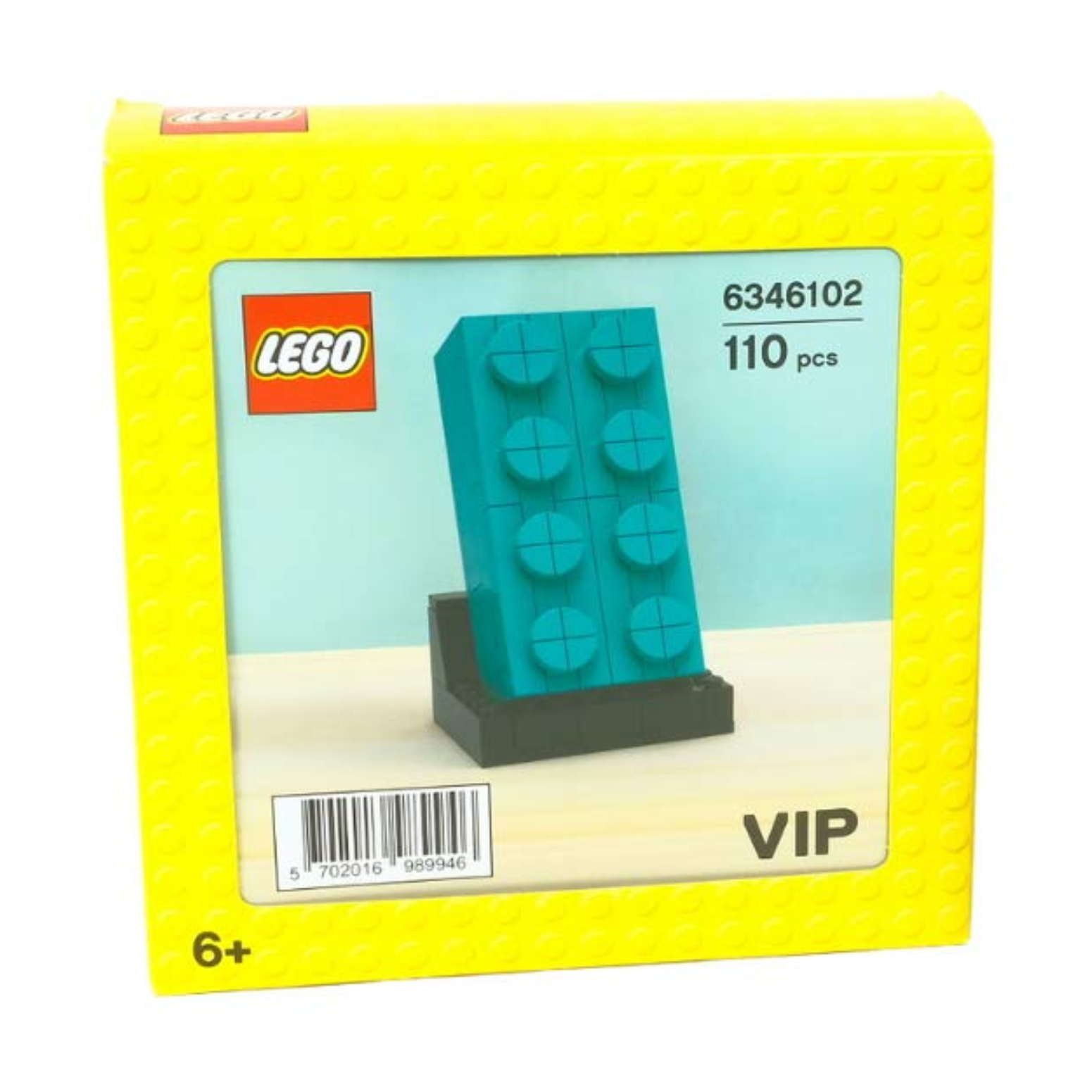 LEGO Promotional Buildable 2x4 Teal Brick 5006291