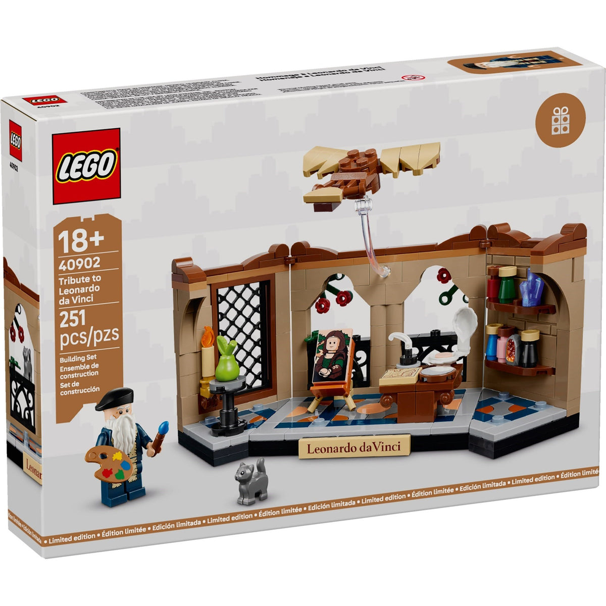 LEGO Promotional Tribute to Leonardo da Vinci 40902