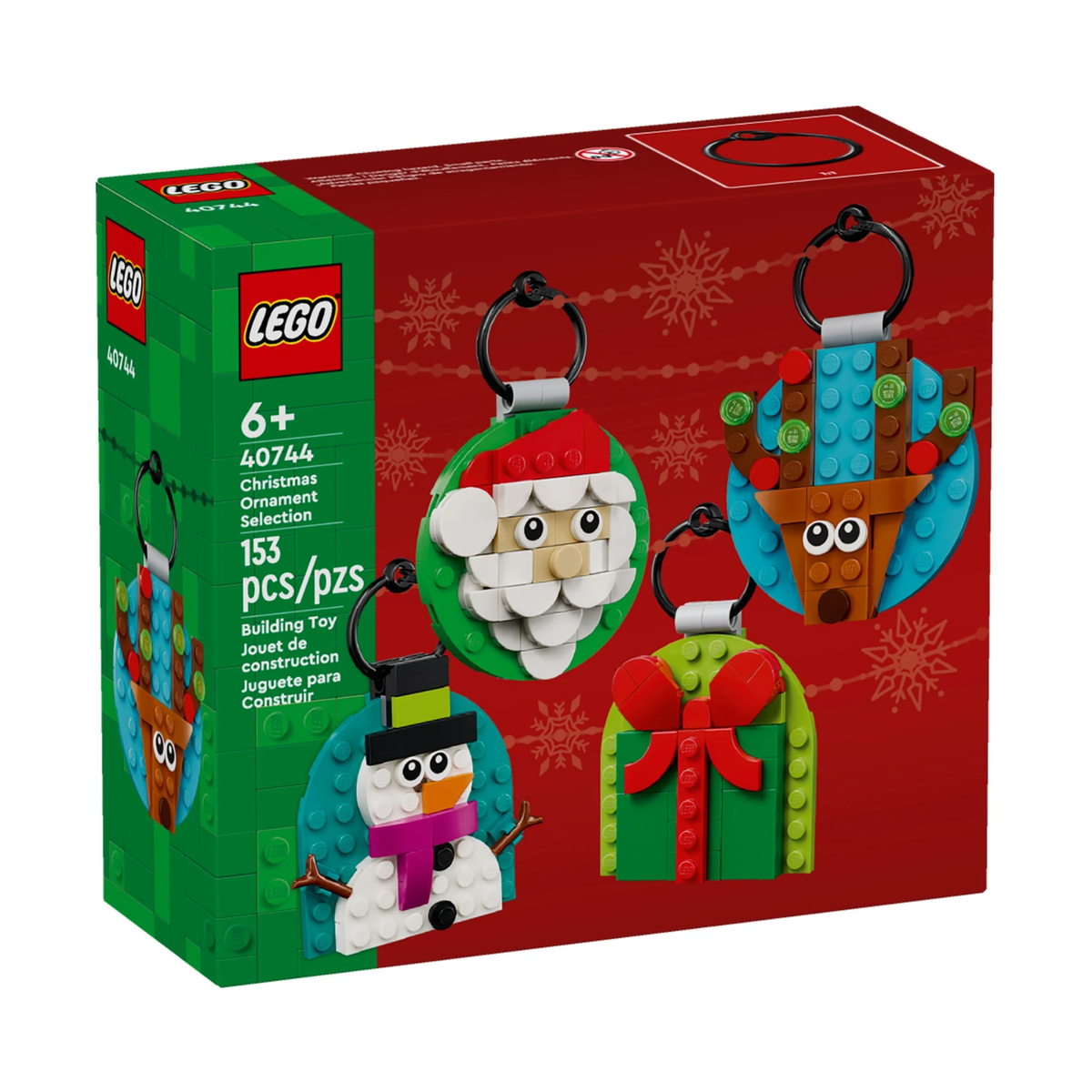 LEGO Seasonal Christmas Ornament Selection 40744