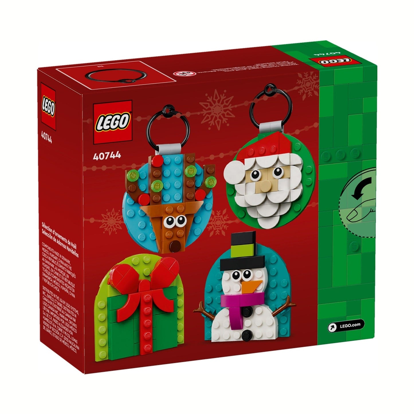 LEGO Seasonal Christmas Ornament Selection 40744