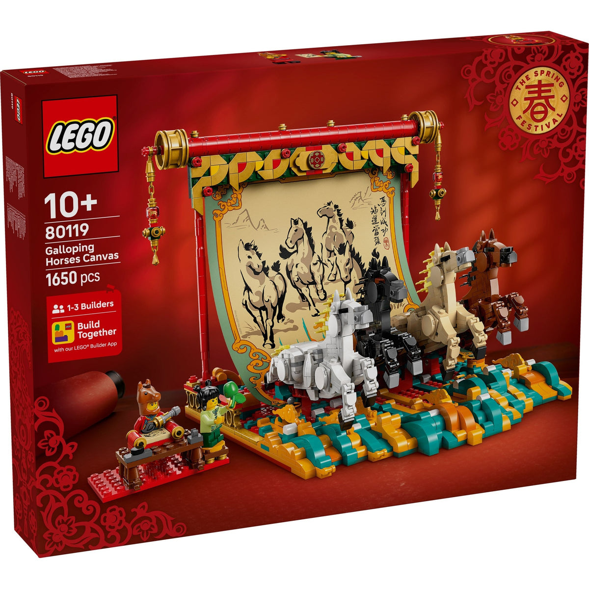 LEGO Seasonal Galloping Horse Canvas 80119