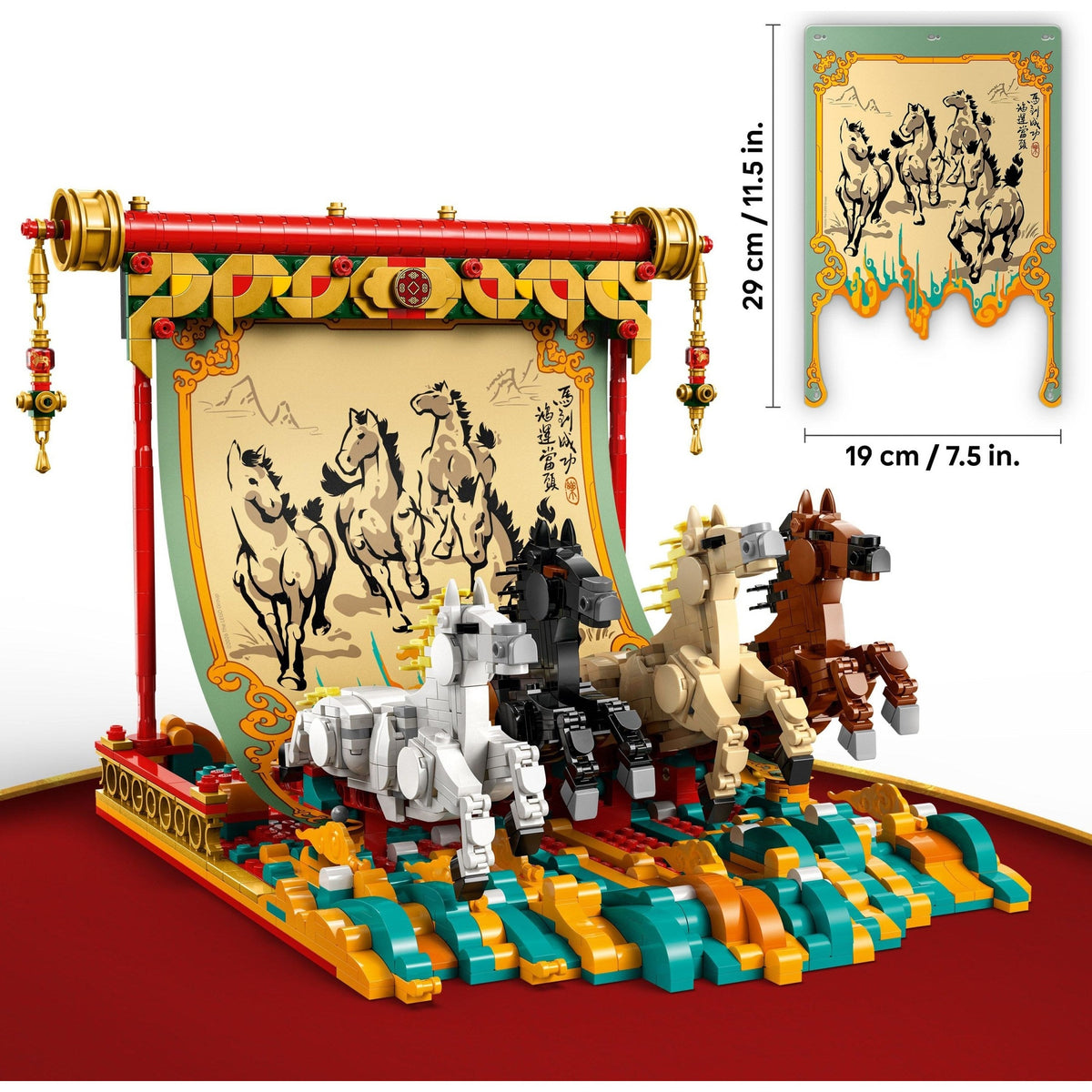 LEGO Seasonal Galloping Horse Canvas 80119