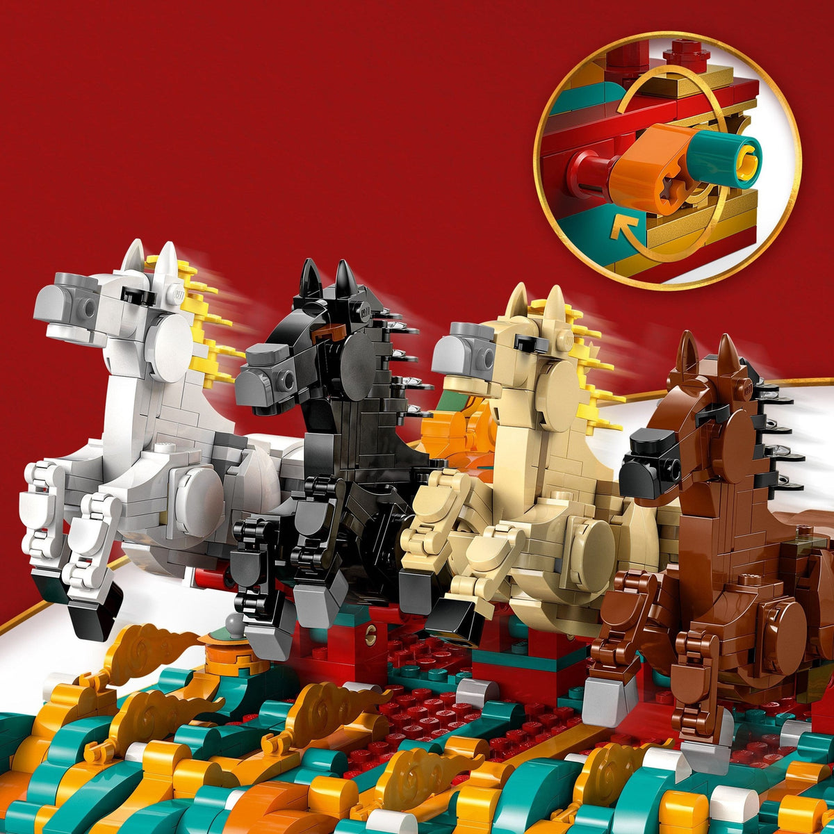 LEGO Seasonal Galloping Horse Canvas 80119