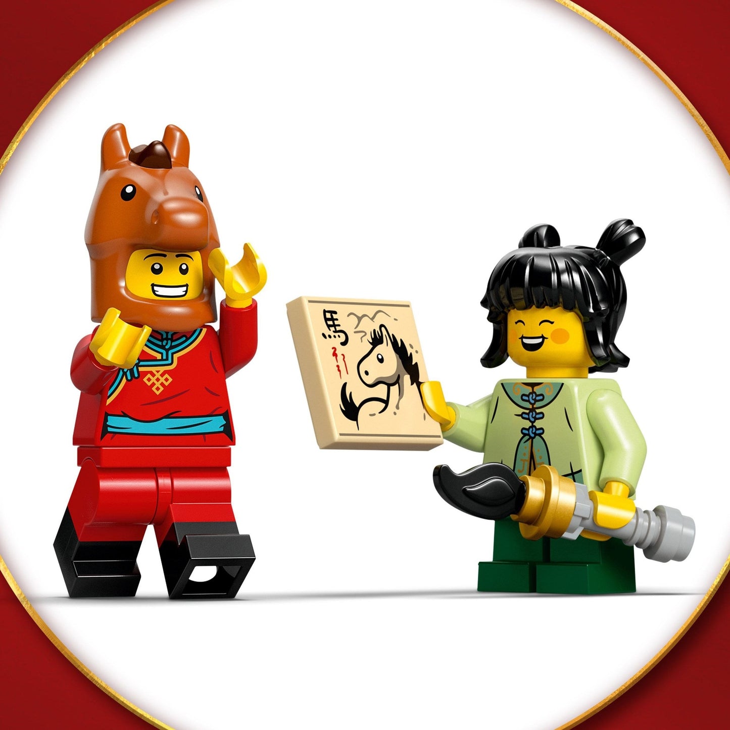 LEGO Seasonal Galloping Horse Canvas 80119