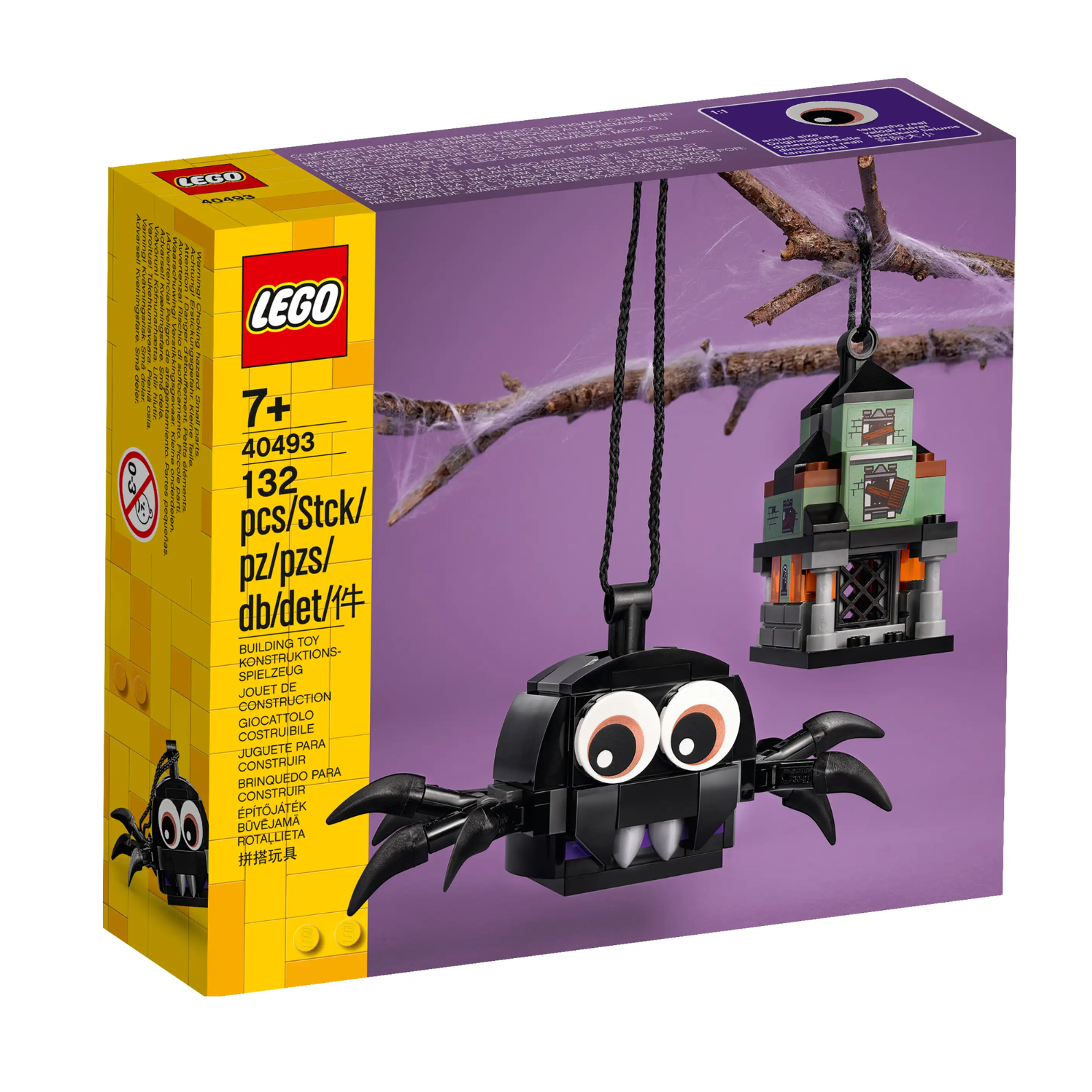 LEGO Seasonal Halloween Spider & Haunted House Pack 40493
