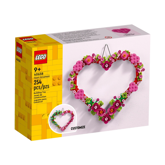 LEGO Seasonal Heart Ornament 40638