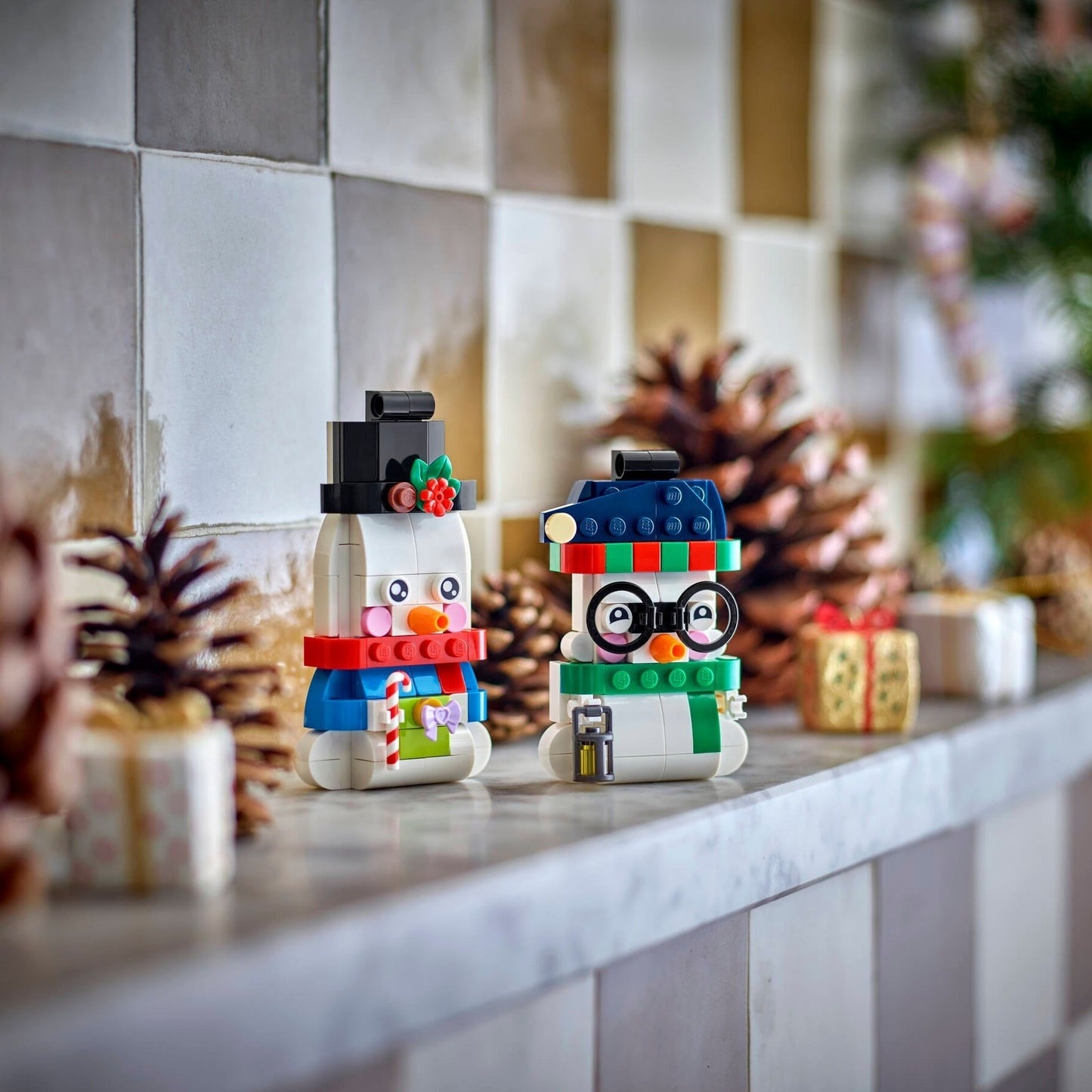 LEGO Seasonal Snowman Ornaments 40812