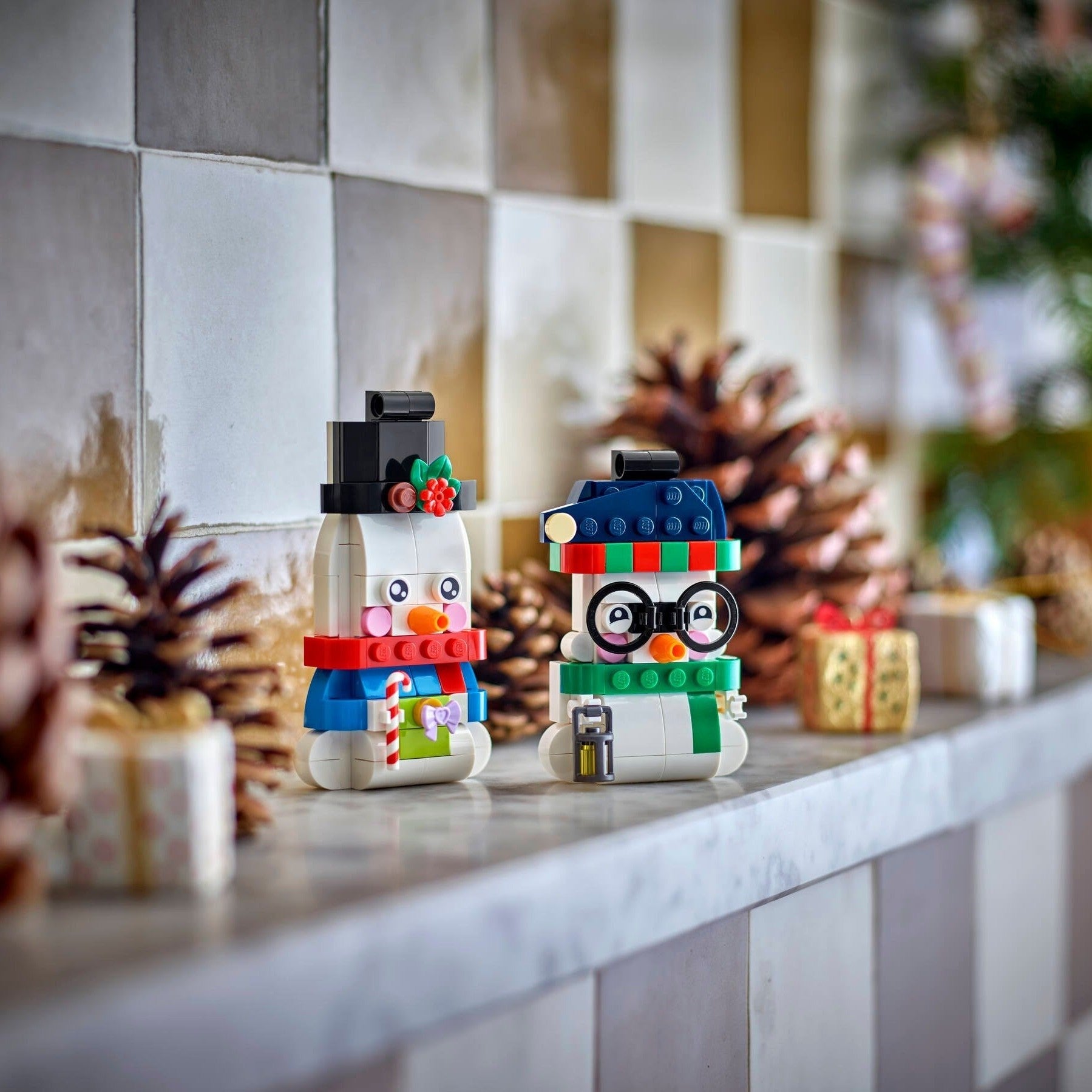LEGO Seasonal Snowman Ornaments 40812
