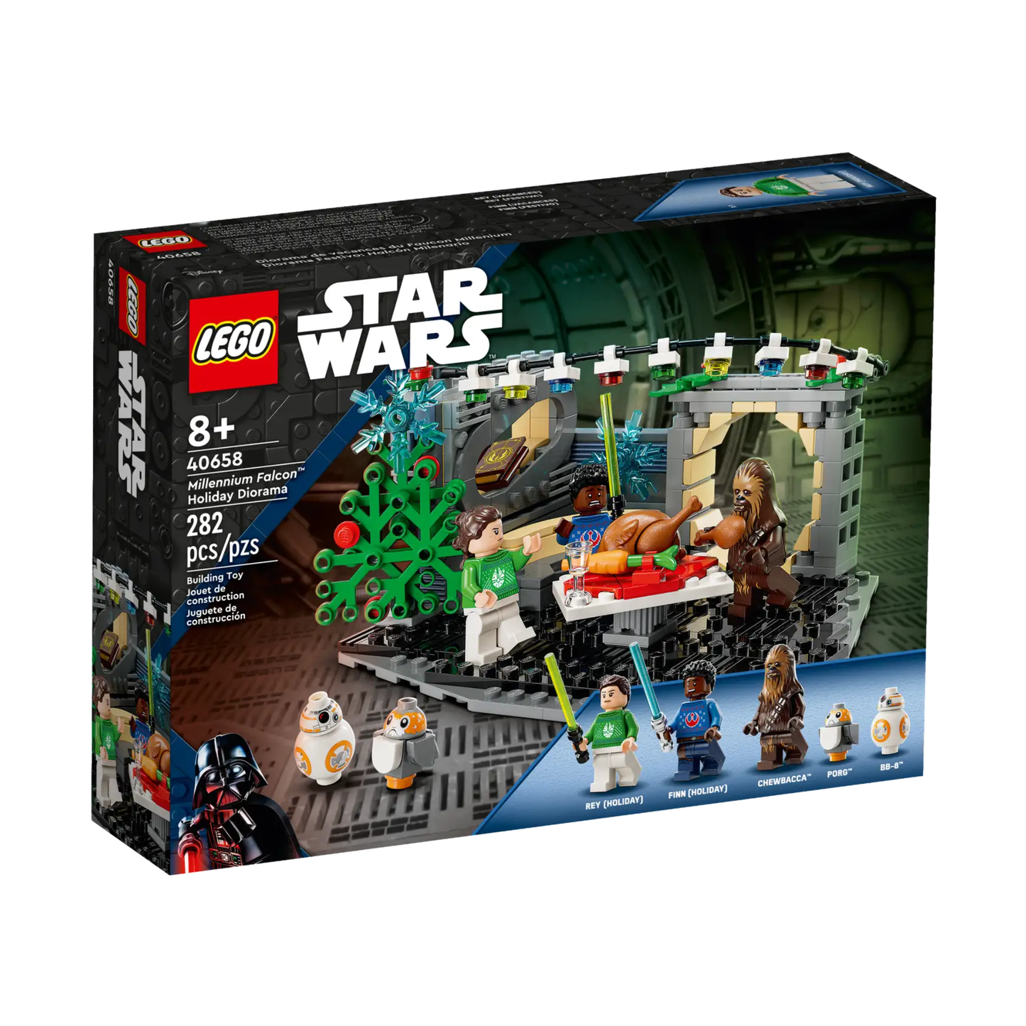 LEGO Seasonal Star Wars: Millennium Falcon Holiday Diorama 40658