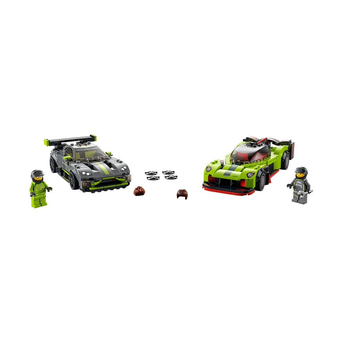 LEGO Speed Champions Aston Martin Valkyrie AMR Pro and Aston Martin Vantage GT3 76910