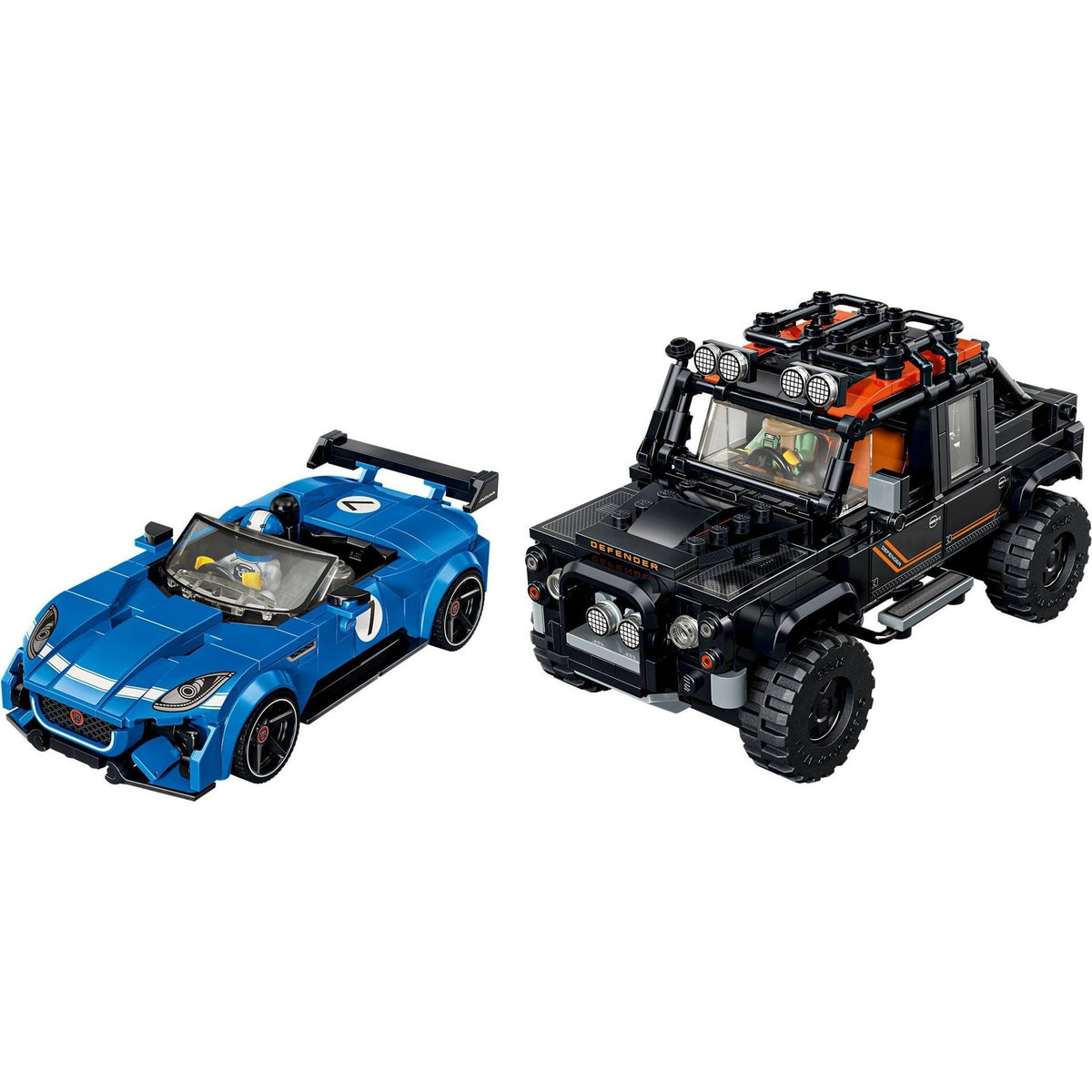 LEGO Speed Champions Jaguar F-TYPE Project 7 & Land Rover Defender Classic 77264