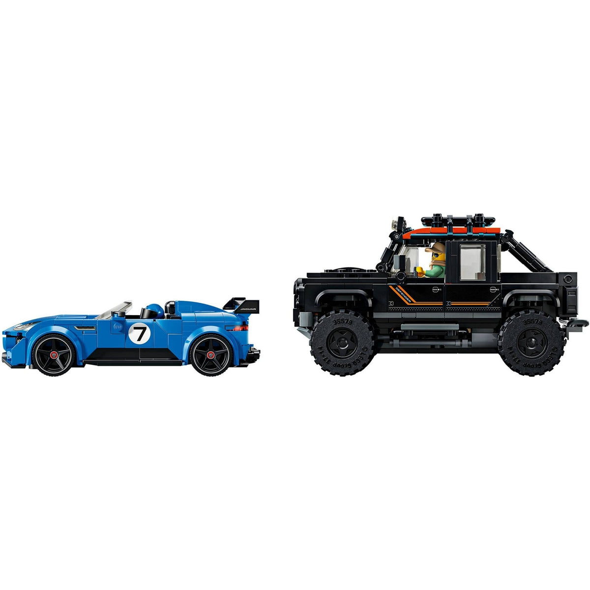LEGO Speed Champions Jaguar F-TYPE Project 7 & Land Rover Defender Classic 77264