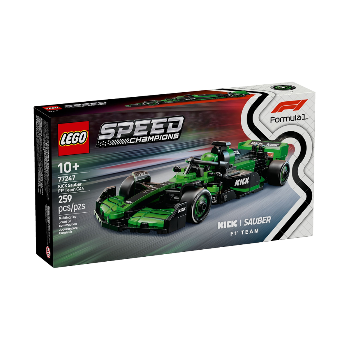 LEGO Speed Champions KICK Sauber F1 Team C44 77247