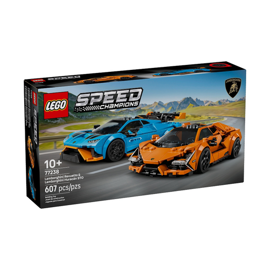 LEGO Speed Champions Lamborghini Revuelto & Lamborghini Huracán STO 77238
