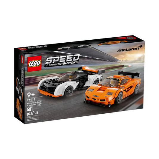 LEGO Speed Champions McLaren Solus GT & McLaren F1 LM 76918