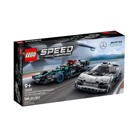 LEGO Speed Champions Mercedes-AMG F1 W12 E Performance & Mercedes-AMG Project One 76909
