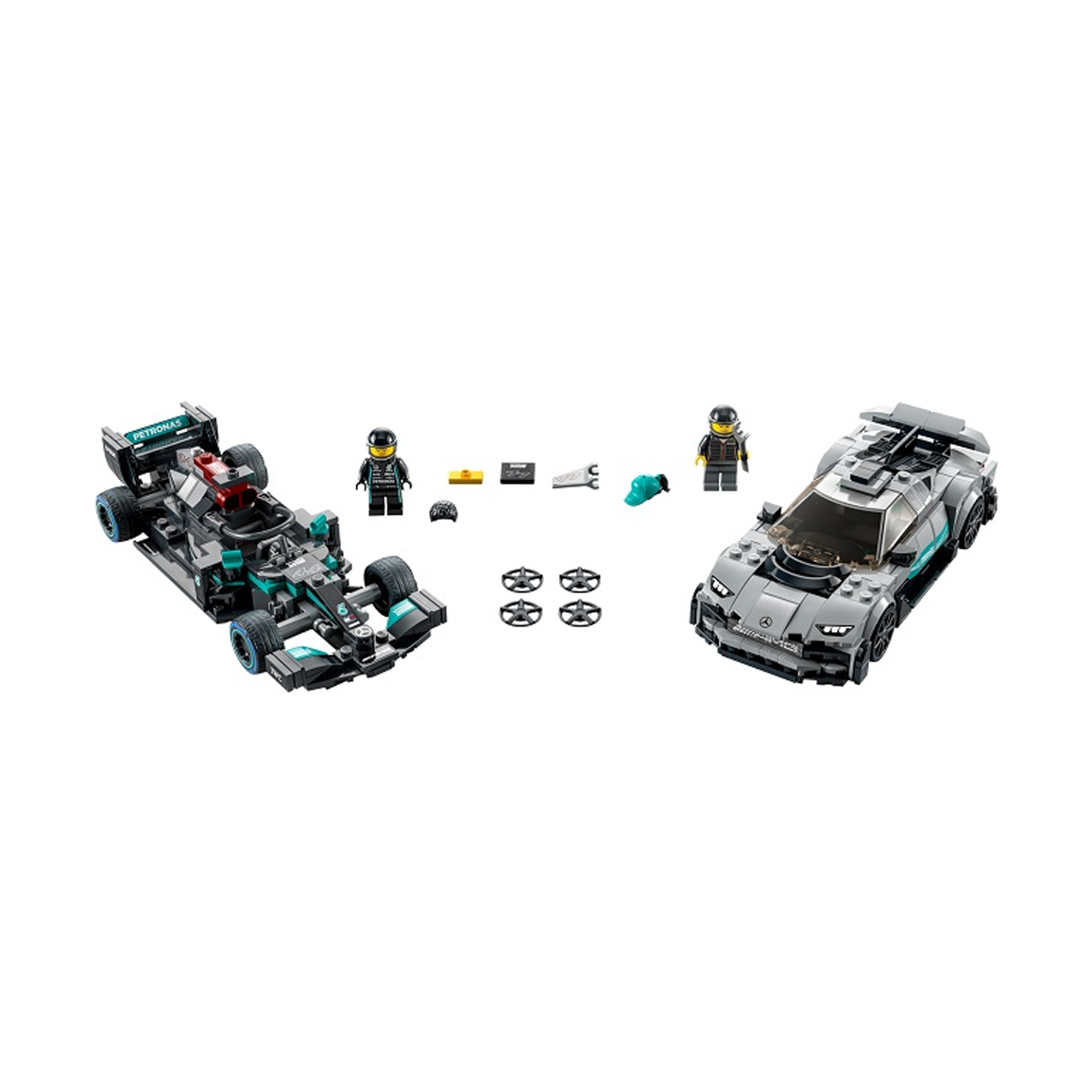 LEGO Speed Champions Mercedes-AMG F1 W12 E Performance & Mercedes-AMG Project One 76909