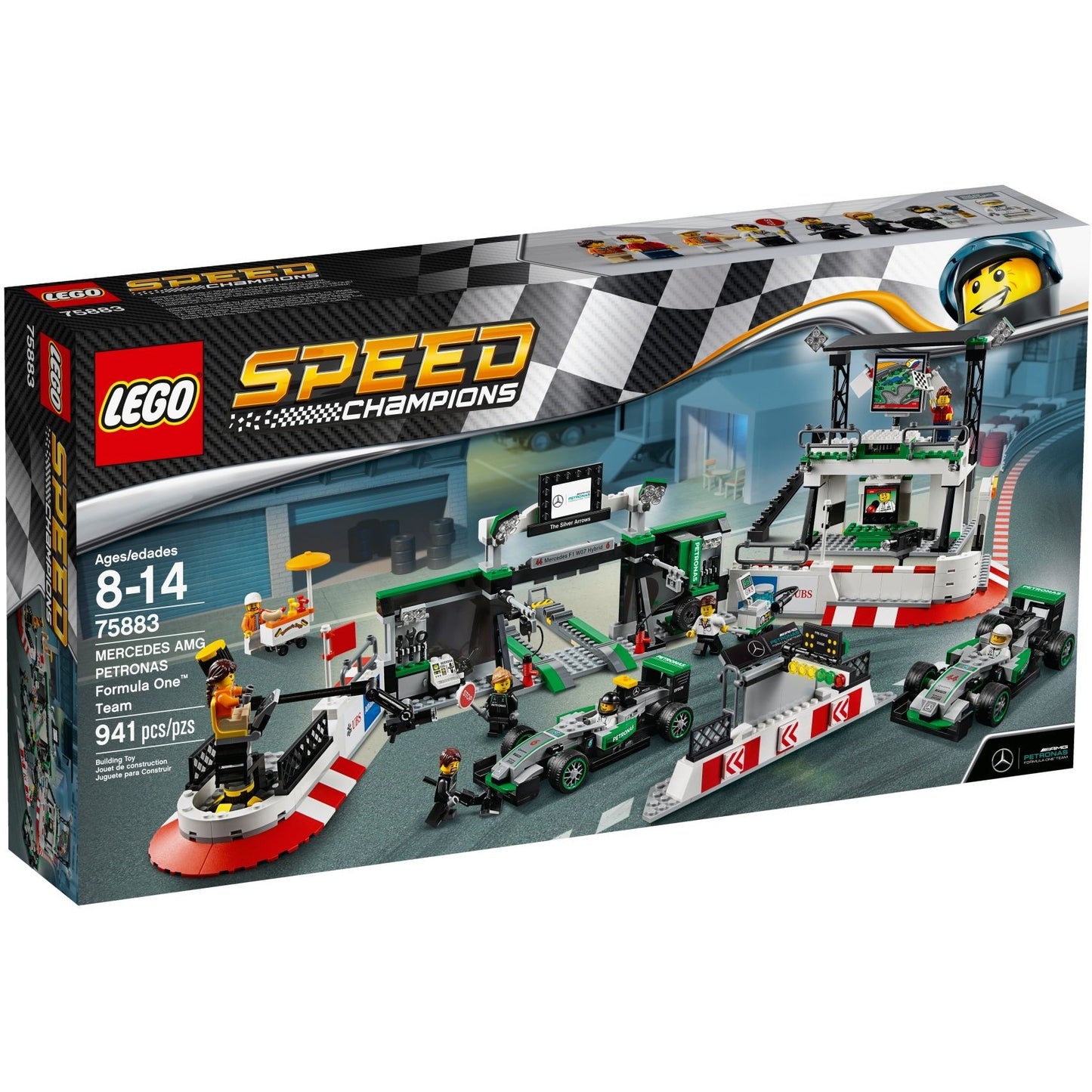 LEGO Speed Champions Mercedes AMG Petronas Formula One Team 75883