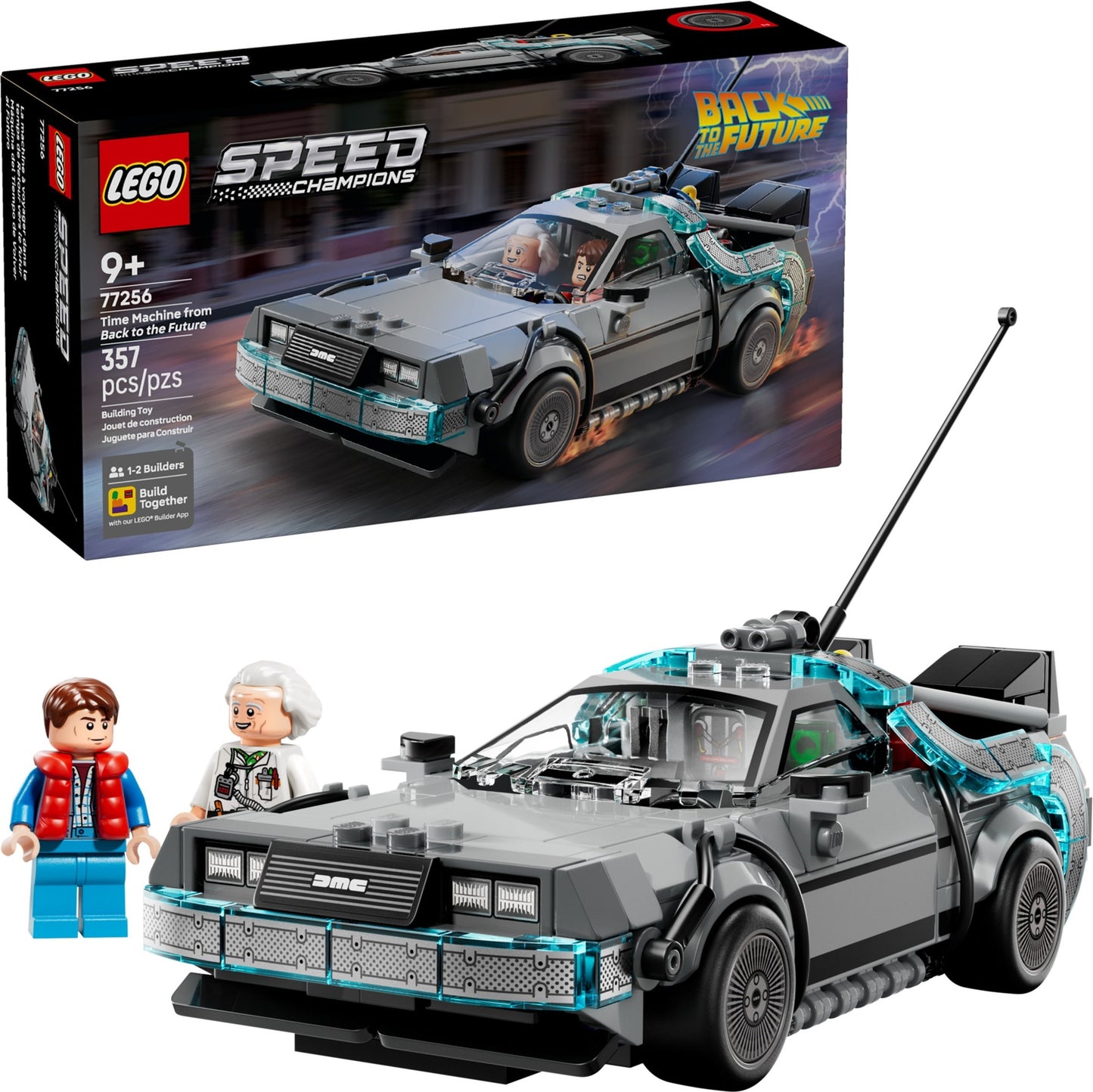 LEGO Speed Champions Time Machine from Back to the Future 77256