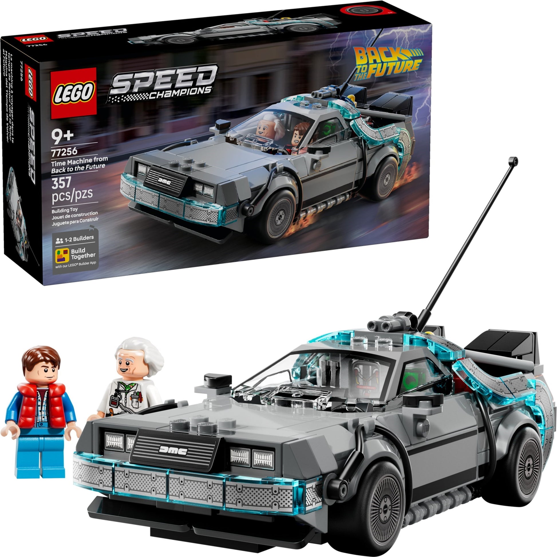 LEGO Speed Champions Time Machine from Back to the Future 77256