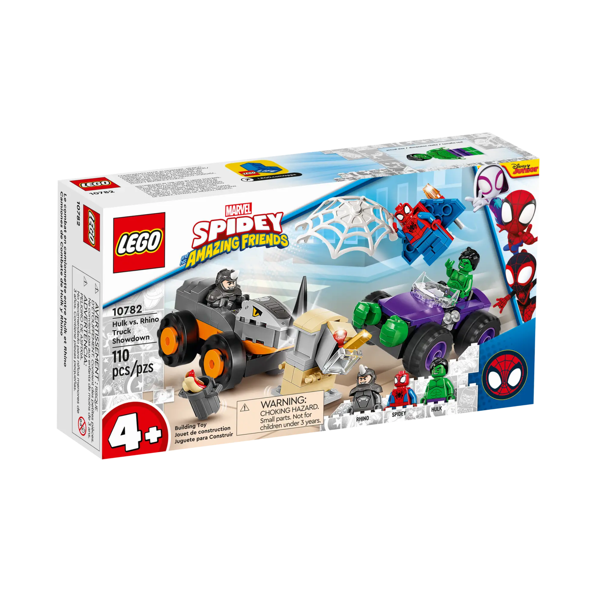 LEGO Spider-Man: Hulk vs. Rhino Truck Showdown 10782