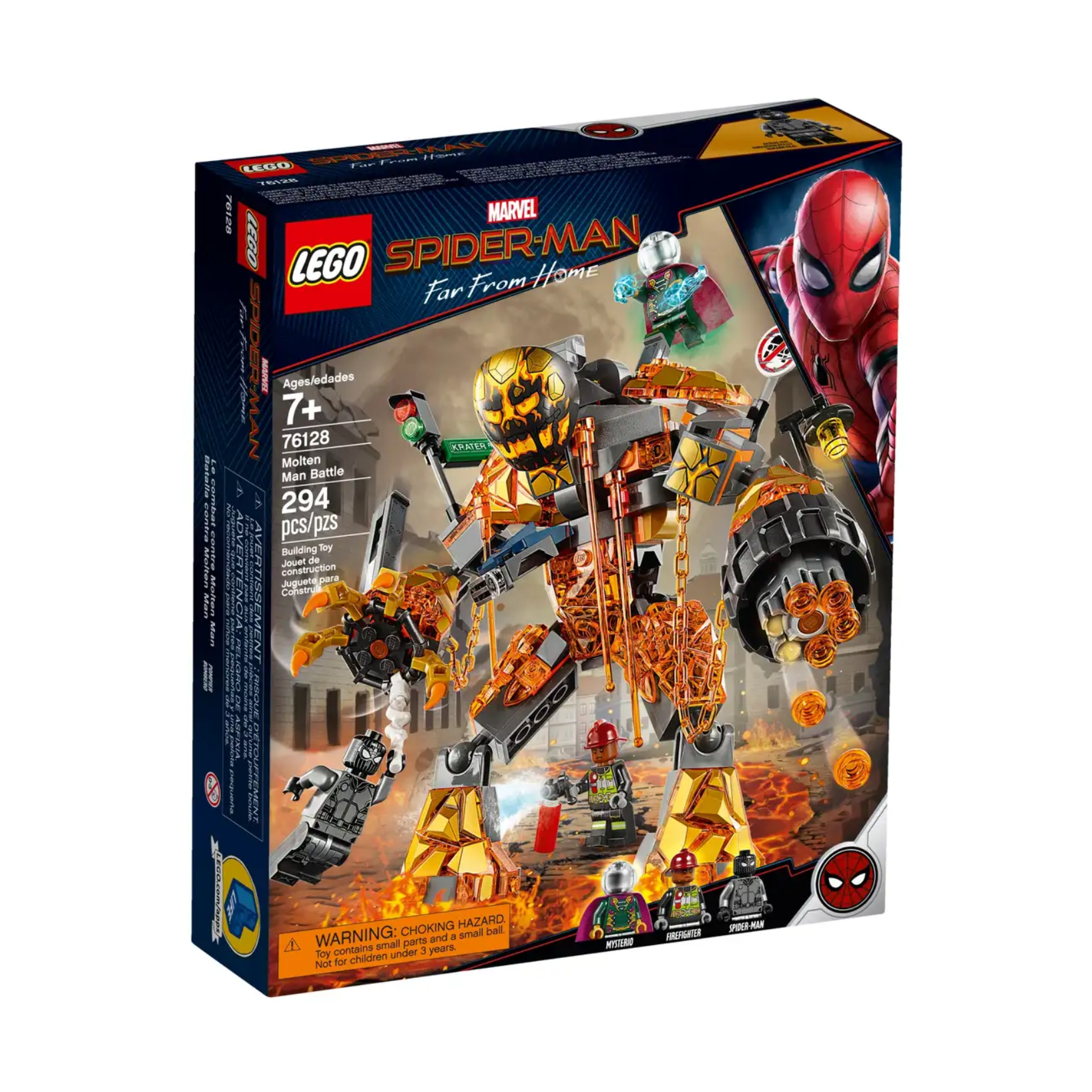 LEGO Spider-Man: Molten Man Battle 76128