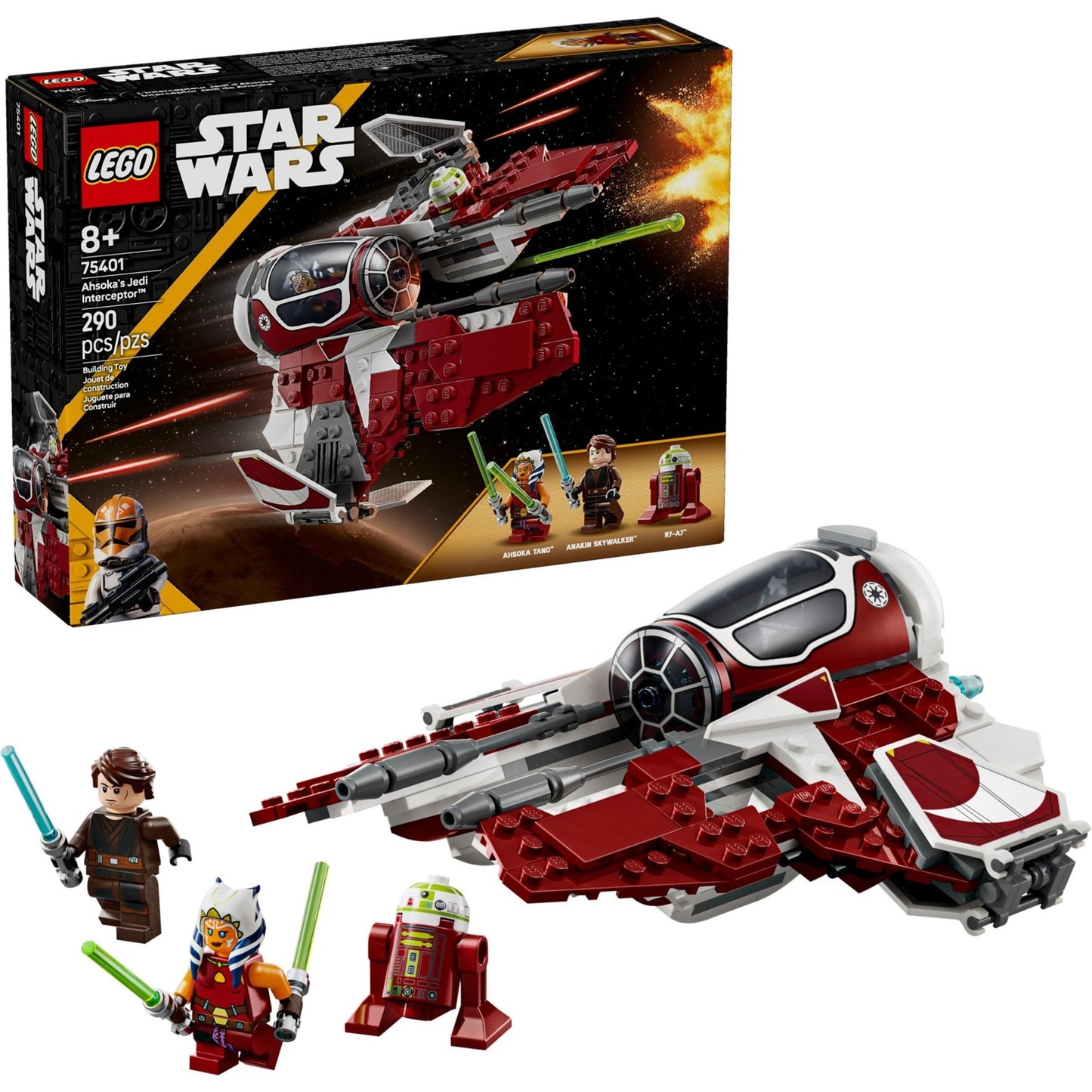 LEGO Star Wars Ahsoka's Jedi Interceptor 75401