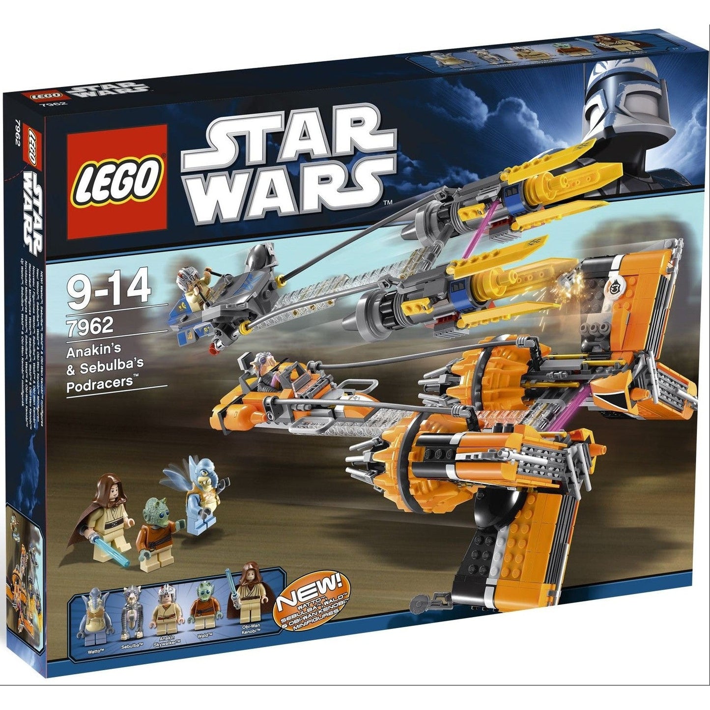 LEGO Star Wars Anakin Skywalker and Sebulba's Podracers 7962