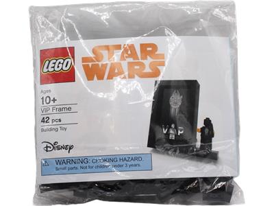 LEGO Star Wars Black VIP Frame Card Display Polybag 5005747