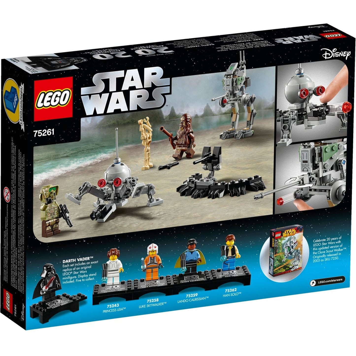 LEGO Star Wars Clone Scout Walker – 20th Anniversary Edition 75261