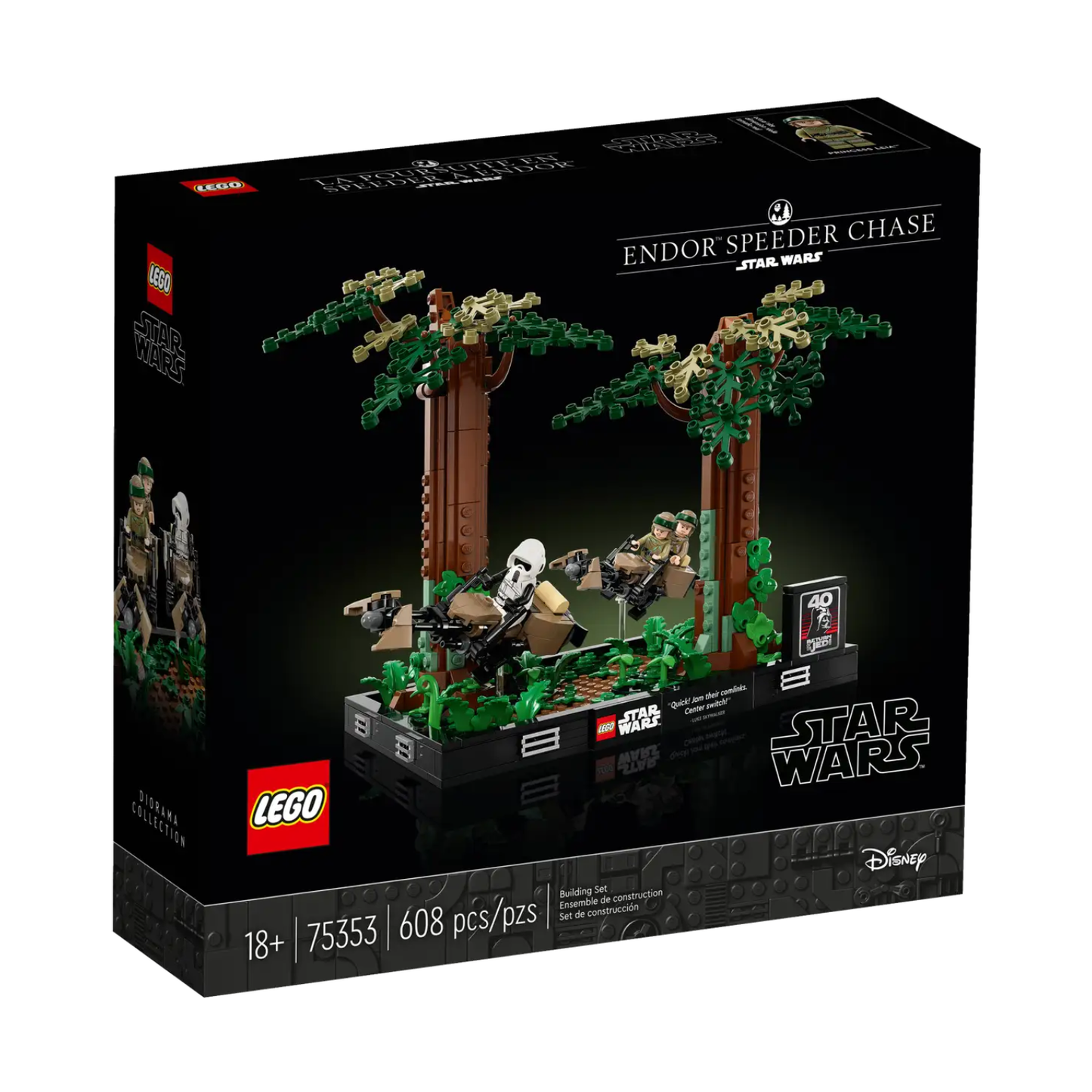 LEGO Star Wars Endor™ Speeder Chase Diorama 75353