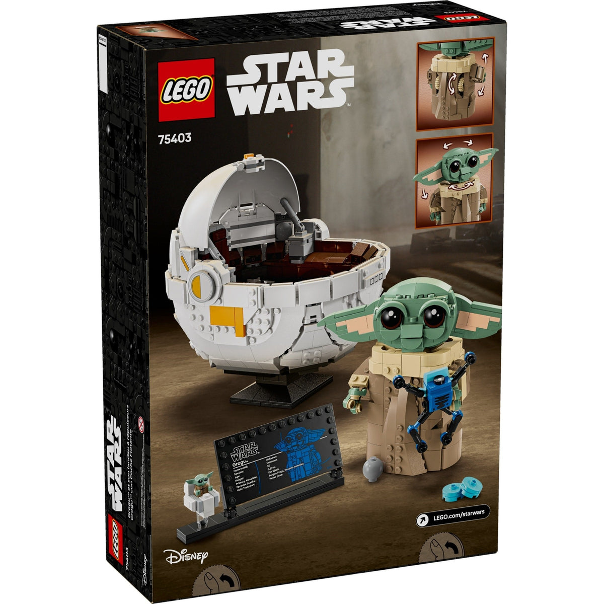 LEGO Star Wars Grogu with Hover Pram 75403