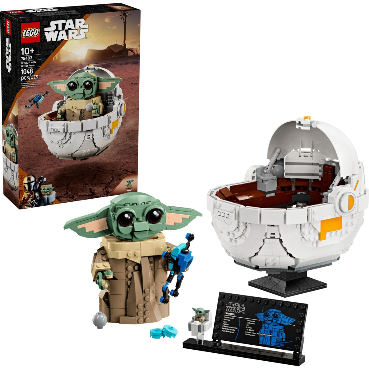 LEGO Star Wars Grogu with Hover Pram 75403
