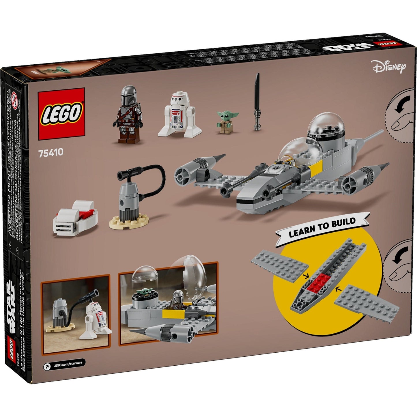 LEGO Star Wars Mando and Grogu's N-1 Starfighter 75410