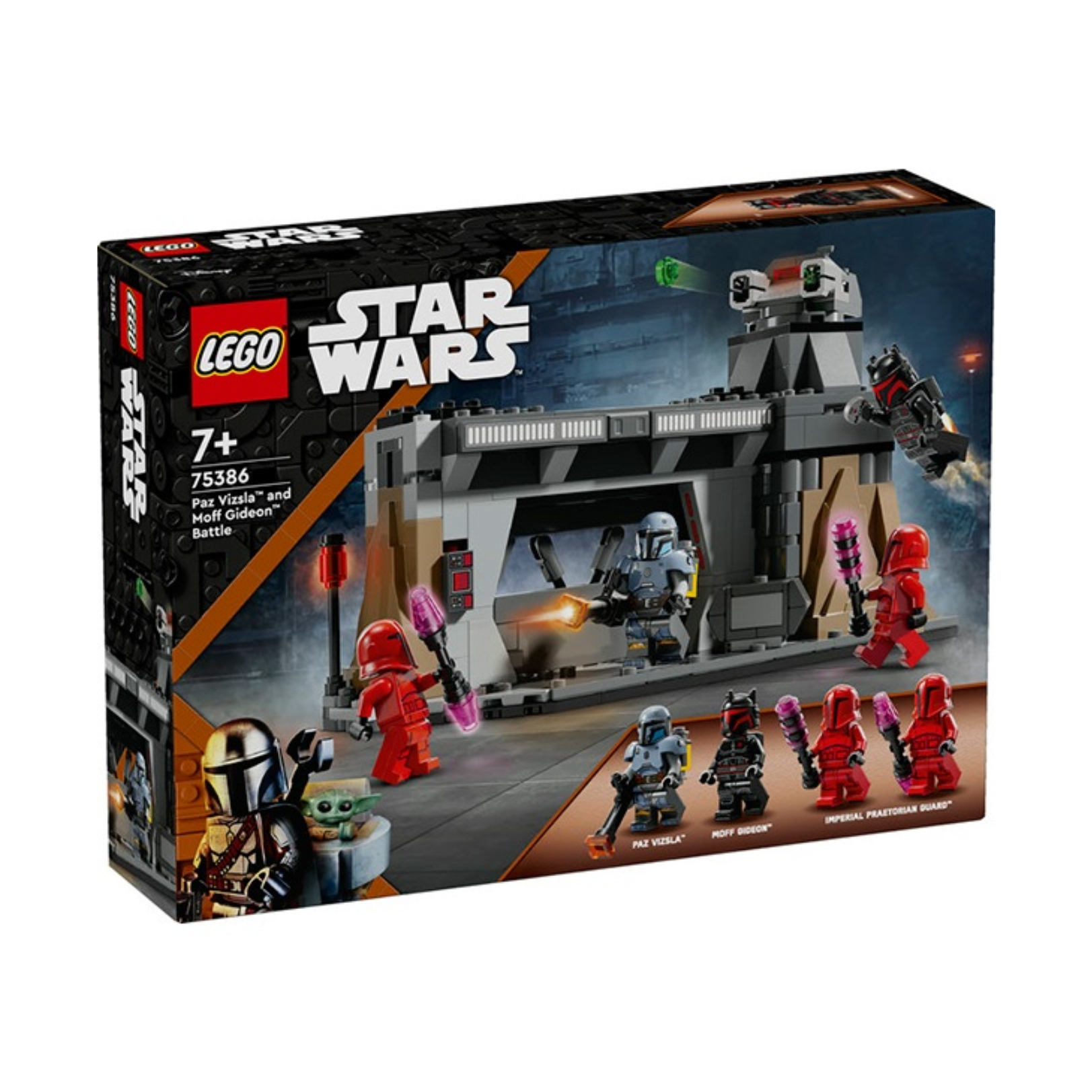 LEGO Star Wars Paz Vizsla and Moff Gideon Battle 75386
