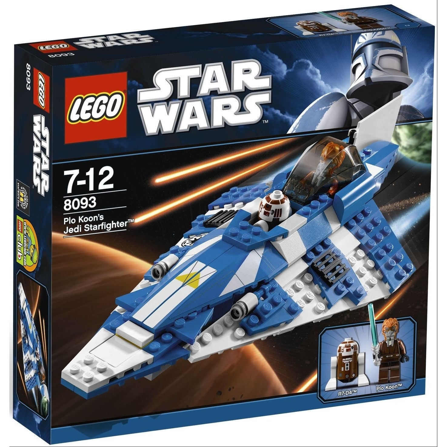 LEGO Star Wars Plo Koon's Jedi Starfighter 8093