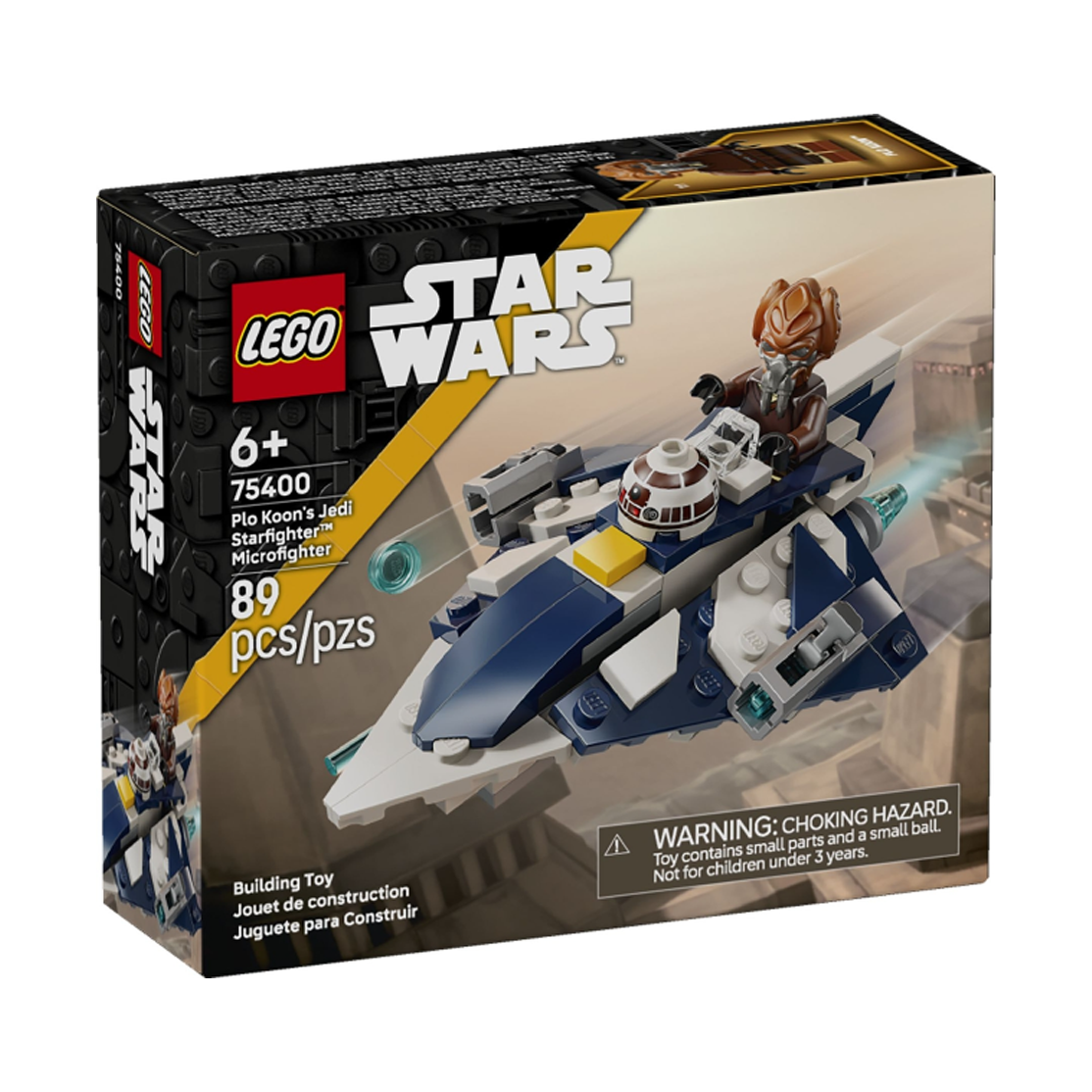 LEGO Star Wars Plo Koon's Jedi Starfighter Microfighter 75400