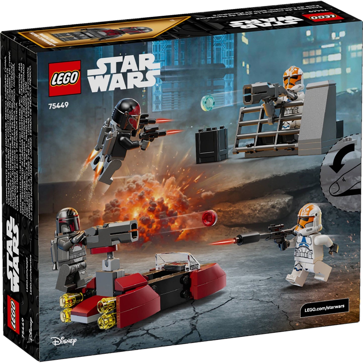 LEGO Star Wars Siege of Mandalore Battle Pack 75449
