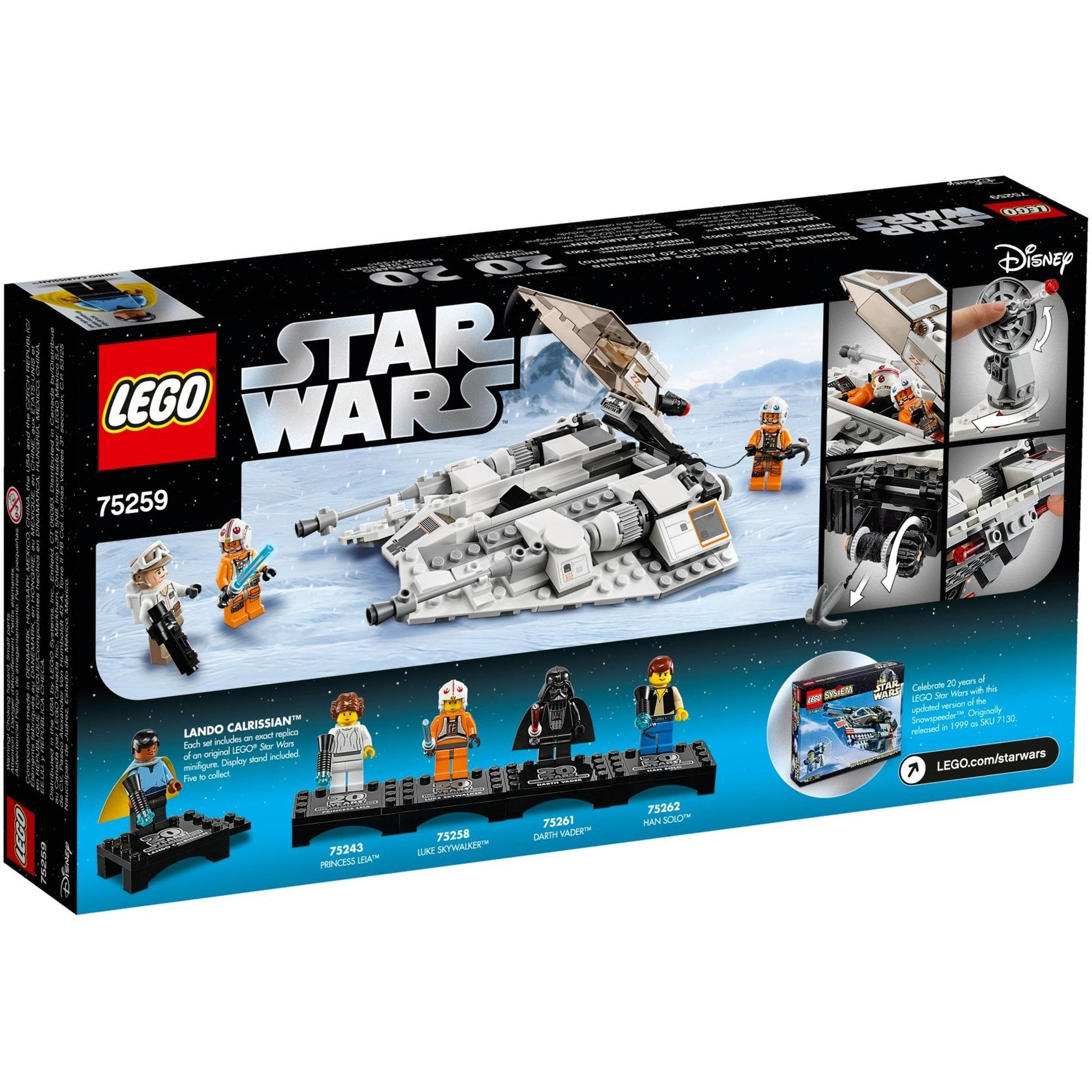 LEGO Star Wars Snowspeeder – 20th Anniversary Edition 75259