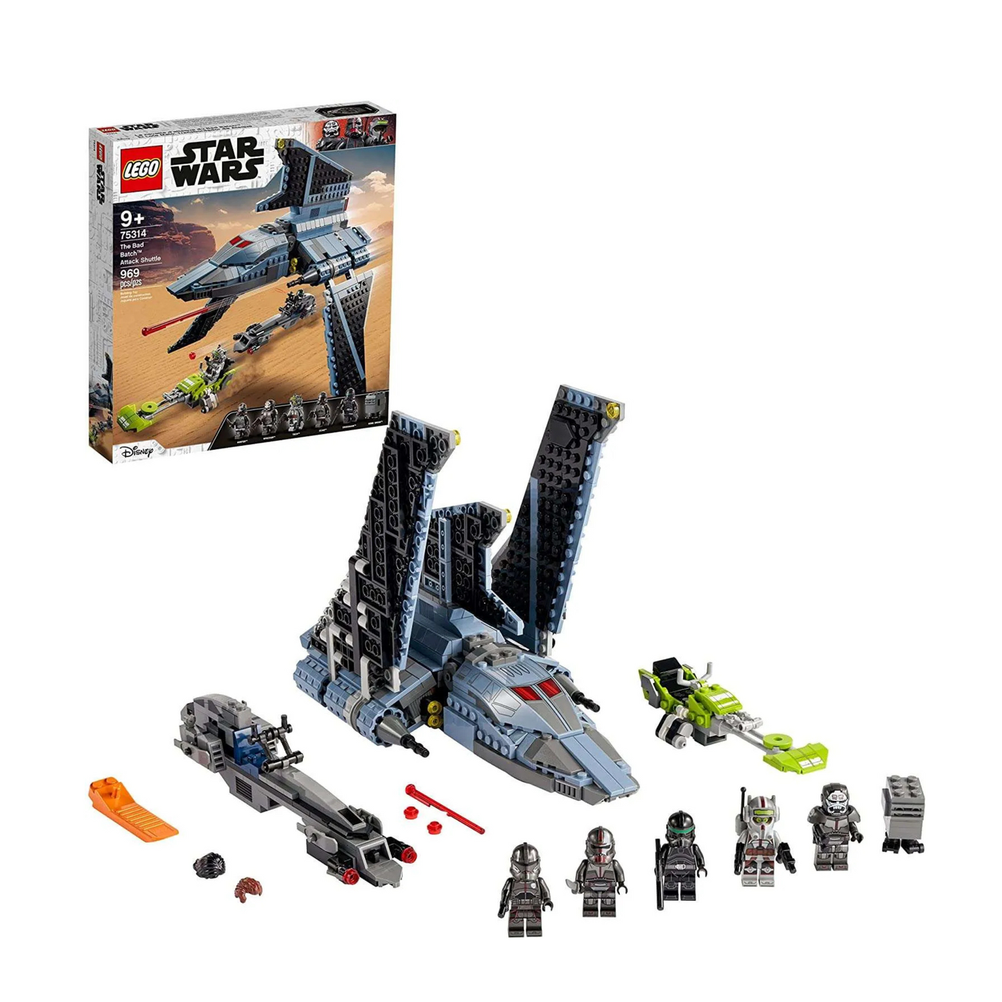 LEGO Star Wars The Bad Batch Attack Shuttle 75314