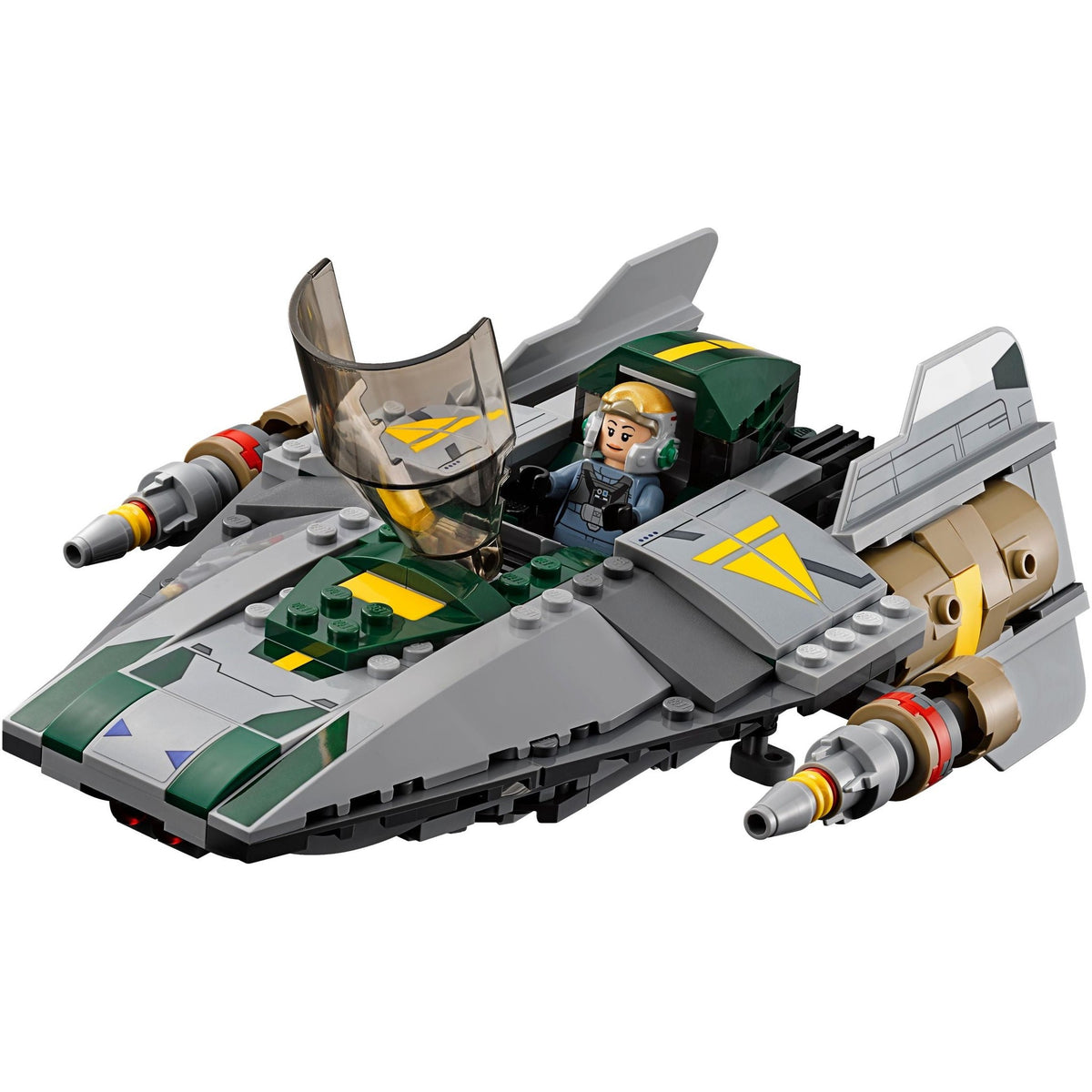 LEGO Star Wars Vader's TIE Advanced vs. A-wing Starfighter 75150