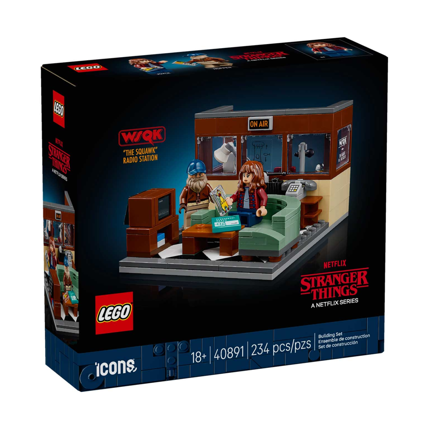 LEGO Stranger Things WSQK Radio Station 40891