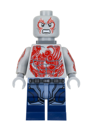 LEGO Super Heroes Drax - Dark Blue Legs Minifigure sh0387