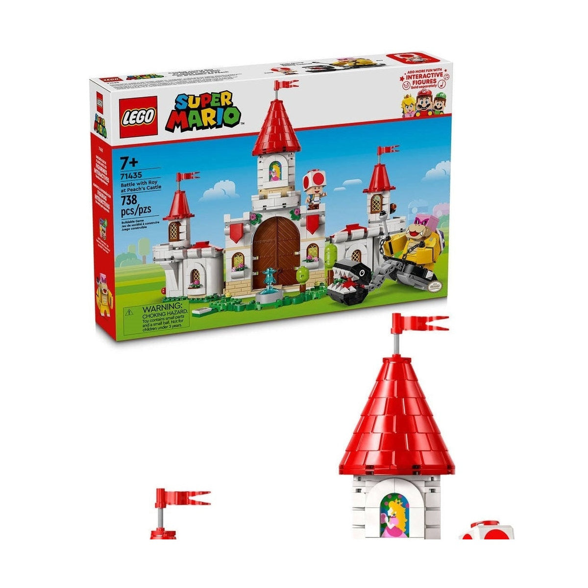 LEGO Super Mario Battle with Roy at Peach's Castle 71435